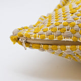 Housse de coussin jaune en fibres recyclées écoresponsable Housse de coussin en fibres recyclées - Jaune