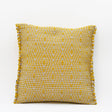 Housse de coussin jaune en fibres recyclées écoresponsable Housse de coussin en fibres recyclées - Jaune