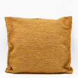 Housse de coussin ocre de grandes dimensions Housse de coussin artisanale 60x60 - Ocre