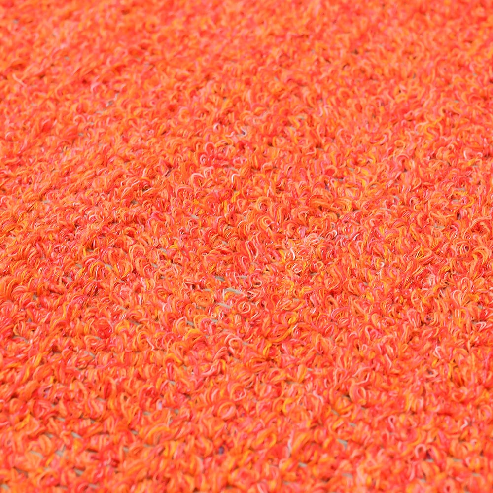 Housse de coussin orange de grandes dimensions Housse de coussin artisanale 60x60 - Orange