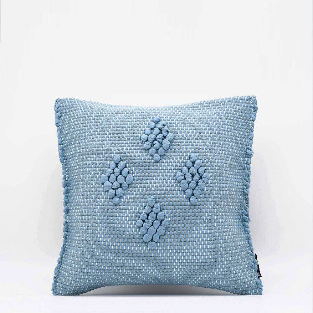 Housse de coussin "Tapete de Trapo" bleu ciel Housse de coussin 40x40 "Tapete de Trapo" - Bleu ciel