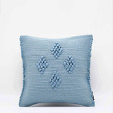 Housse de coussin "Tapete de Trapo" bleu ciel Housse de coussin 40x40 "Tapete de Trapo" - Bleu ciel