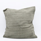 Housse de coussin "Tapete de Trapo" bleu ciel Housse de coussin "Chevrons" 50x50cm - Vert