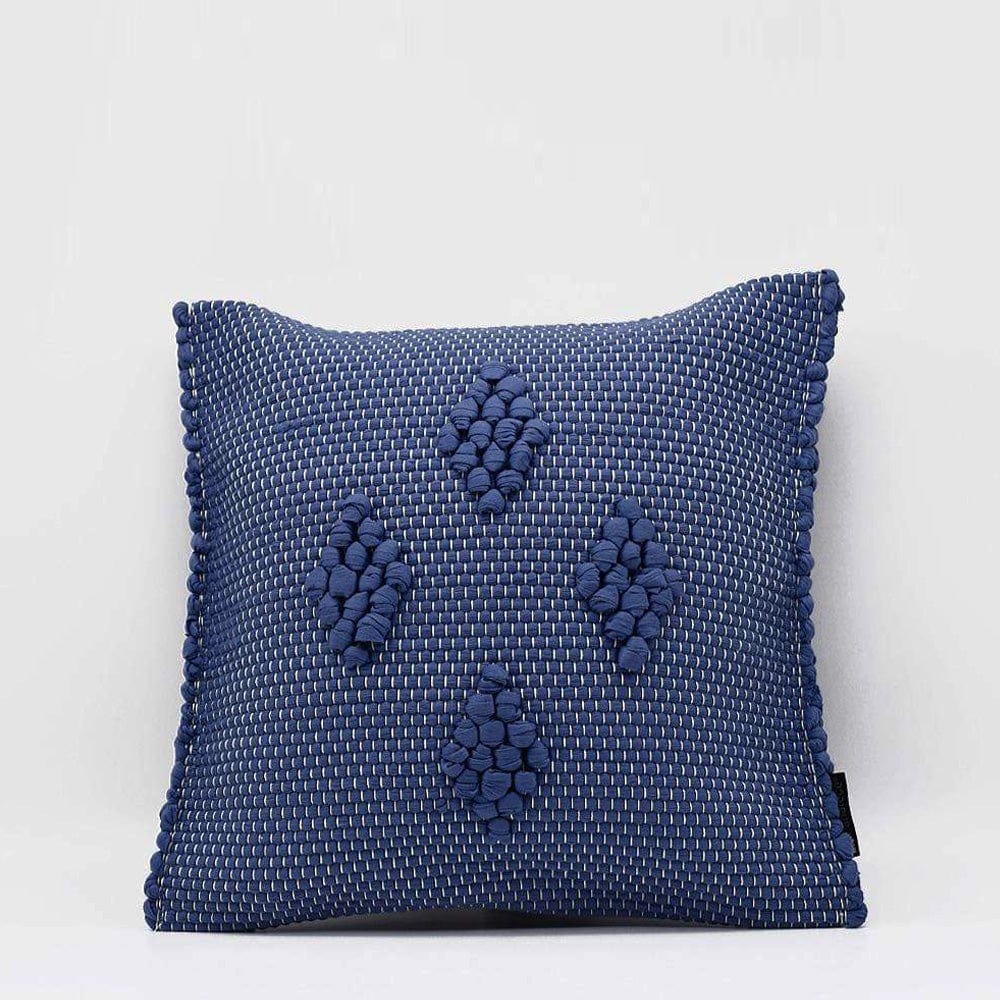 Housse de coussin "Tapete de Trapo" bleu foncé Housse de coussin 40x40 "Tapete de Trapo" - Bleu foncé