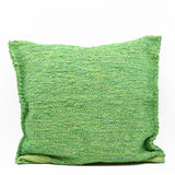 Housse de coussin vert myen de grandes dimensions Housse de coussin artisanale 60x60 - Vert moyen