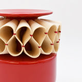 Jarra de Rufos – Jarre artisanale portugaise en faïence rouge Vase en céramique "A Jarra de Rufos" - Rouge