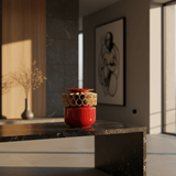 Jarra de Rufos – Jarre artisanale portugaise en faïence rouge Vase en céramique "A Jarra de Rufos" - Rouge