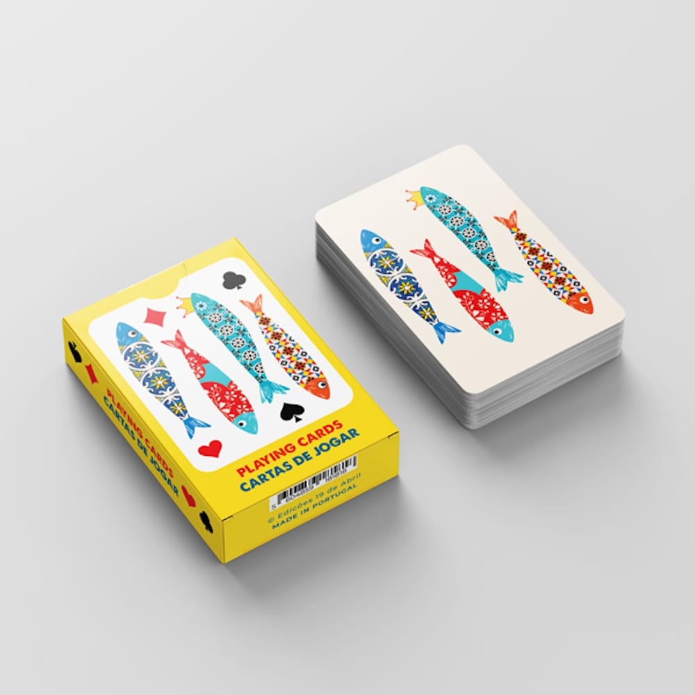 Jeu de cartes 52 cartes sardines portugaises Jeu de 52 cartes "Sardinhas"