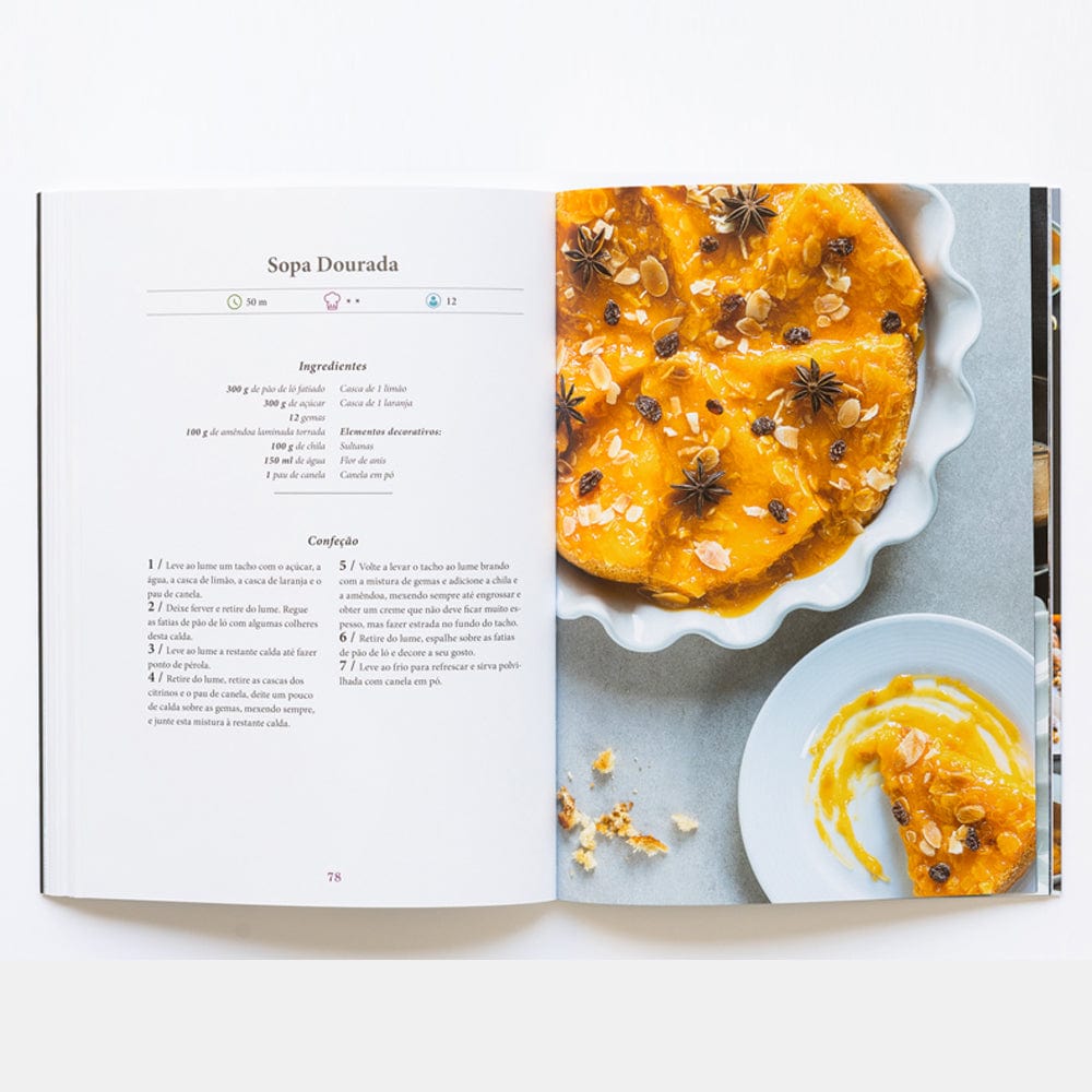 Livre de recettes de desserts portugais Livre "Délicieux Portugal"