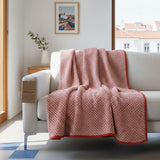Maxi Plaid en coton Rouge Mezinas d'Aire Maxi Plaid en coton - Rouge