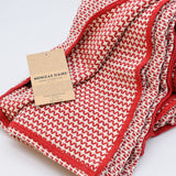 Maxi Plaid en coton Rouge Mezinas d'Aire Maxi Plaid en coton - Rouge