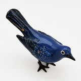 Merle en Faïence Émaillée - Sculpture Artisanale Portugaise | Luisa Paixão Merle en céramique "Um Melro, evidentemente"