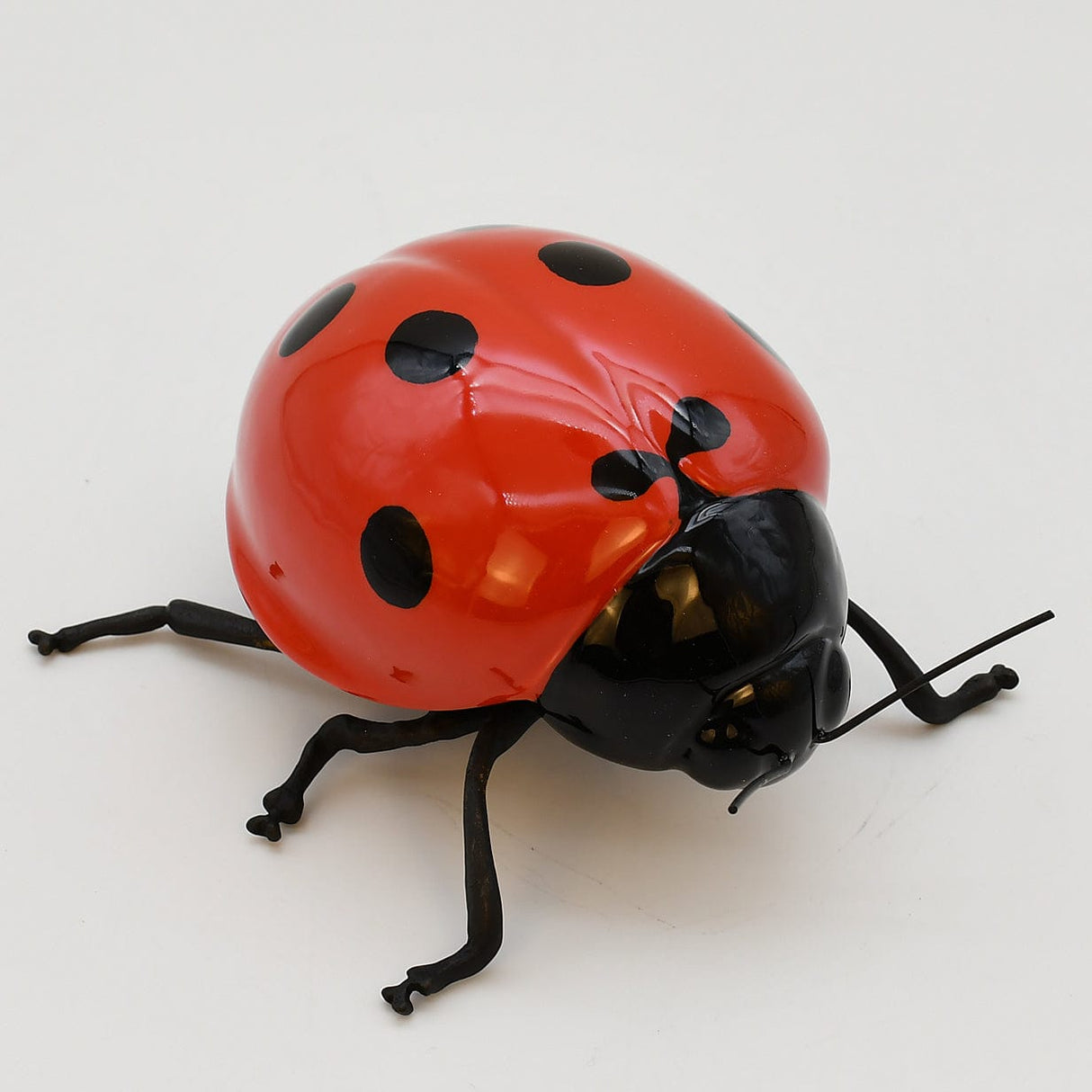 Merle I Oiseau en céramique et laiton Coccinelle en céramique "Joaninha, voa, voa"