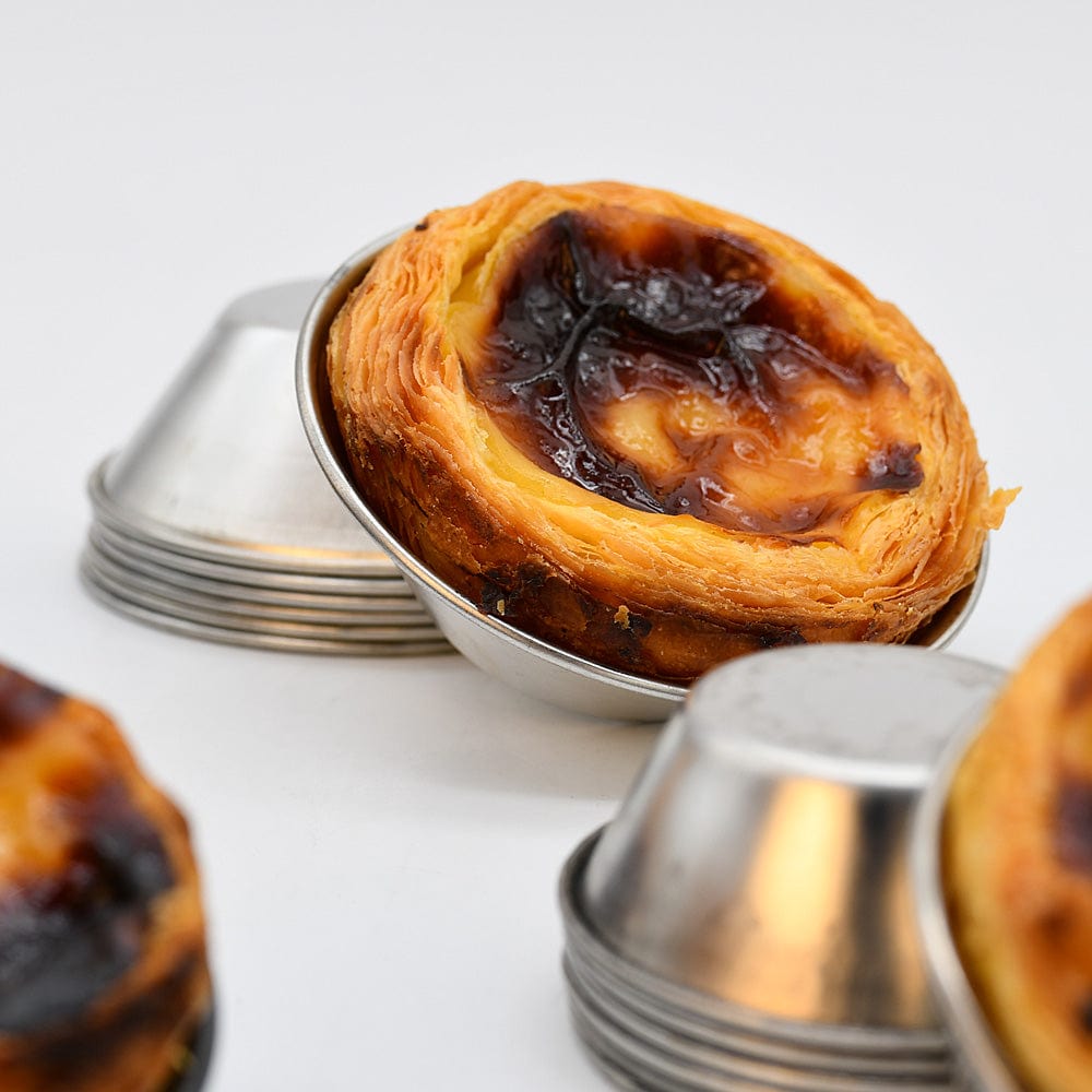 Moules à Pasteis de Nata en direct du Portugal Moules à Pasteis de Nata - 8 pièces