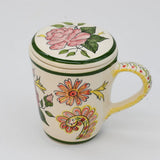 Mug à couvercle en céramique "Viana" Mug à couvercle en céramique "Viana"