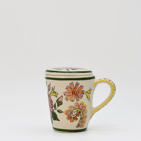 Mug à couvercle en céramique "Viana" Mug à couvercle en céramique "Viana"