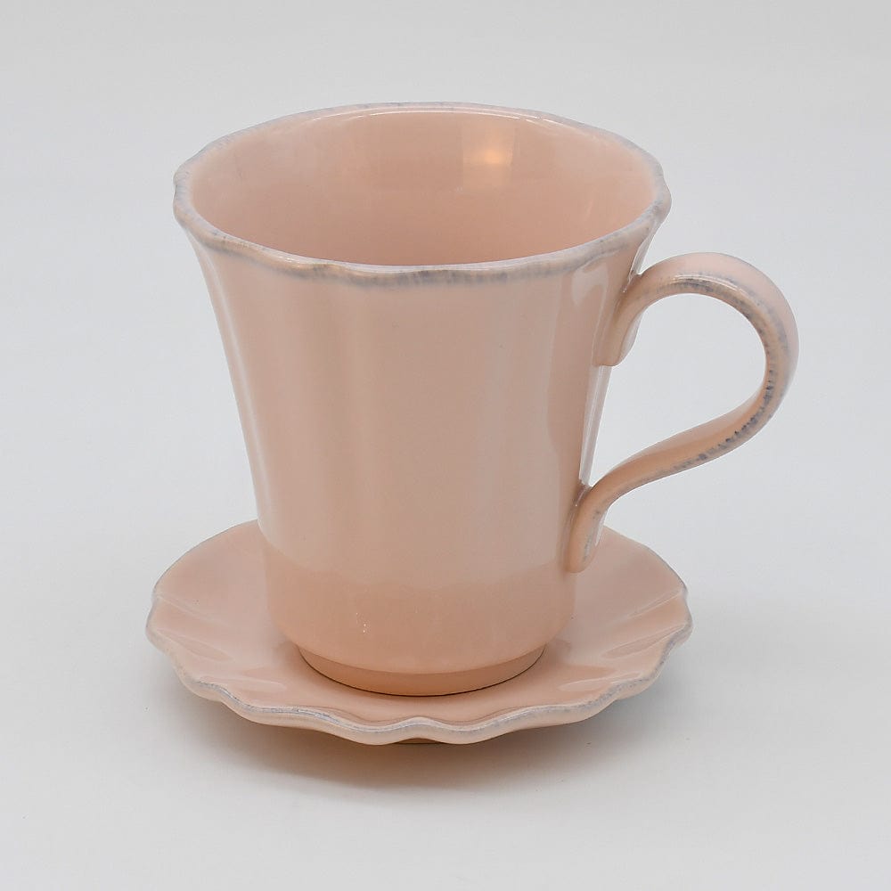 Mug rose en grès fin Mug en grès fin "Rosa"