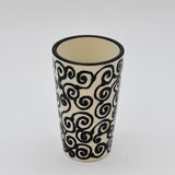Mug Tourbillon noir & crème en céramique artisanale Mug “Redemoinho” - Noir