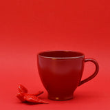 Mugs en grès du Portugal I Vente en ligne Mug en grés "Positano" - Rouge