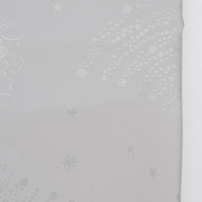Nappe Blanche Festive Argentée – Élégance Portugaise & Entretien Facile Nappe en coton "Festas" - Blanche