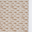 Nappe portugaise en coton motifs sardines marron Nappe en coton "Sardinhas" - Marron