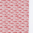 Nappe portugaise en coton motifs sardines rouge Nappe en coton "Sardinhas" - Rouge