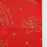 Nappe rouge Festive Argentée – Élégance Portugaise & Entretien Facile Nappe en coton "Festas" - Rouge