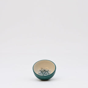 Petit bol de 8cm motifs azulejos verts portugais Petit bol en céramique "Brasão" 8cm - Vert