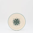 Petite assiette en céramique motifs azulejos verts Assiette en céramique "Brasão" 20cm - Verte