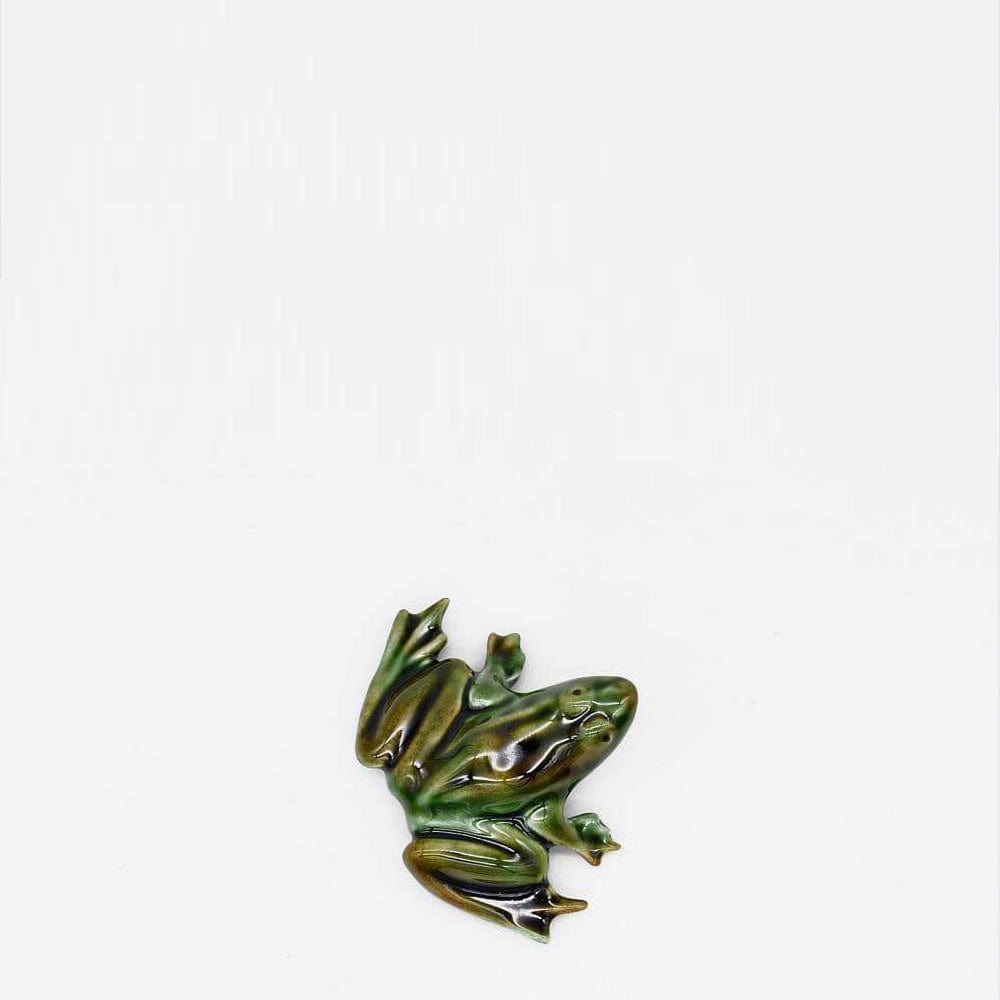 Petite Grenouille en céramique I Décoration portugaise traditionnelle Grenouille en céramique - 6 cm