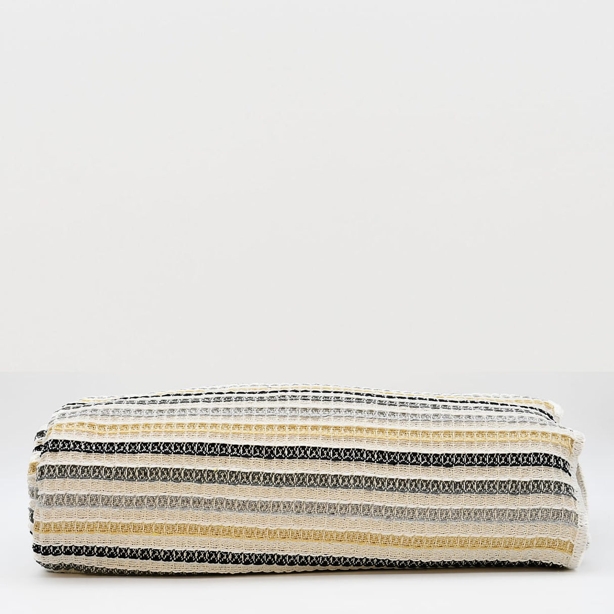 Plaid portugais couvre-lit gris 240x200 | Style de vie portugais Plaid Couvre-lit en coton 240x200 - Gris