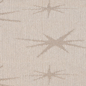 Plaids portugais avec motifs étoiles I Tissage artisanal Plaid en coton "Estrelas" - 3 couleurs Beige