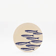 Plat apéritif céramique motifs sardinhas I Vente en ligne Assiette "Sardinhas" 20cm - Bleu