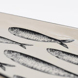 Plat apéritif céramique motifs sardinhas I Vente en ligne Plat "Sardinhas" 29cm - Noir