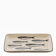 Plat apéritif céramique motifs sardinhas I Vente en ligne Plat "Sardinhas" 29cm - Noir
