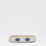 Plat rectangulaire en céramique motifs Azulejos bleus 22cm Plat en céramique "Brasão" 22cm - Bleu
