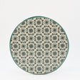 Plateau en céramique vert et blanc motifs azulejos version 1 Plateau en céramique "Padrão" - Vert