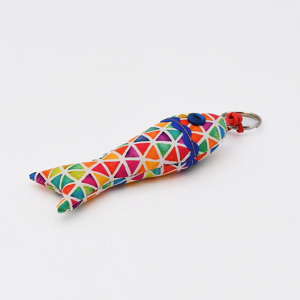 Porte clés rose en forme de sardine Porte-clés en forme de Sardine - Multicolore Motif 3