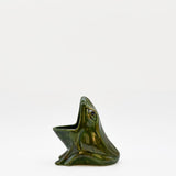 Pot à éponge en céramique en forme de grenouille Pot à éponge en céramique en forme de grenouille