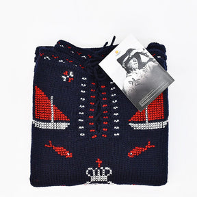 Pull-over portugais traditionnel Poveira Bleu Pull-over Poveira - Bleu