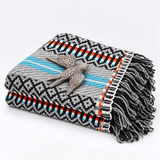 Sac cadeau I Plaid traditionnel gris et hirondelle assortie Sac cadeau I Plaid traditionnel gris et hirondelle assortie