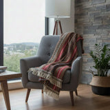 Sac cadeau I Plaid traditionnel marron et hirondelle assortie Sac cadeau I Plaid traditionnel marron et hirondelle assortie