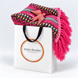 Sac cadeau I Plaid traditionnel rose et hirondelle assortie Sac cadeau I Plaid traditionnel rose et hirondelle assortie