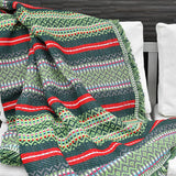 Sac cadeau I Plaid traditionnel vert et hirondelle assortie Sac cadeau I Plaid traditionnel vert et hirondelle assortie