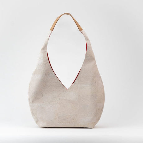 Sac épaulière portugais en liège blanc Sac épaulière en liège - Blanc