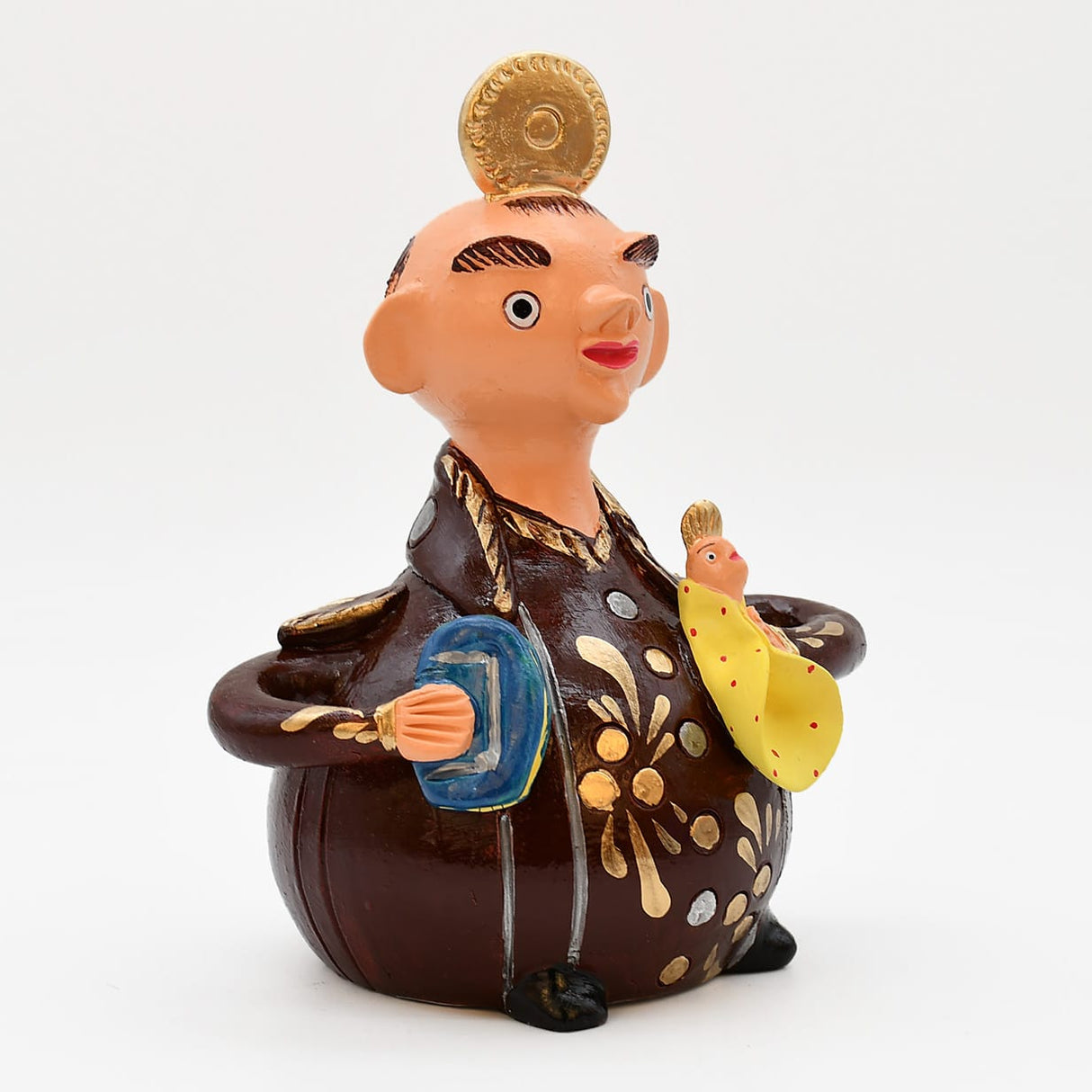 Saint antoine en terre cuite - Original de Prazeres Cota São Antonio 17cm - Prazeres Côta