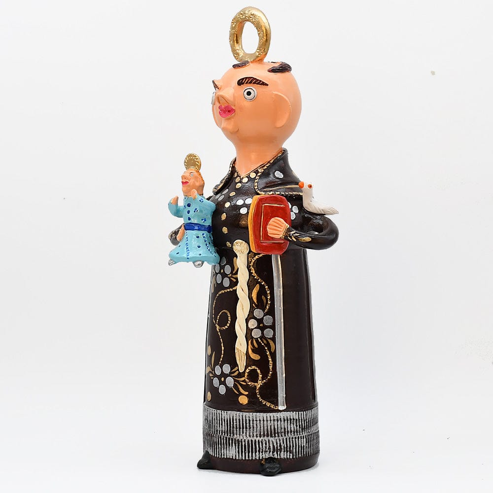Saint antoine en terre cuite Prazeres Cota São António 50cm - Prazeres Côta