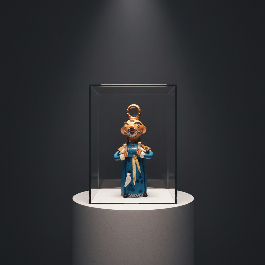 Saint antoine en terre cuite Prazeres Cota São Francisco 40cm - Prazeres Côta