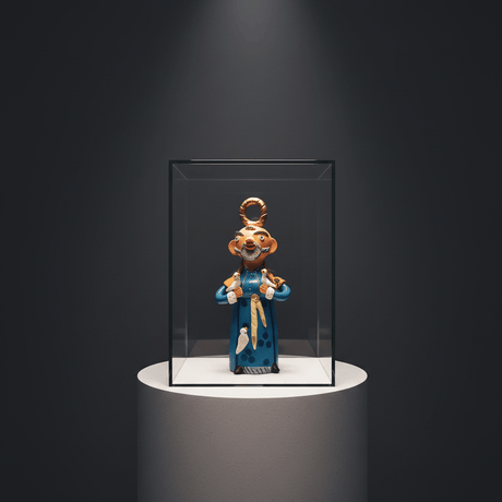 Saint antoine en terre cuite Prazeres Cota São Francisco 40cm - Prazeres Côta