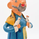 Saint antoine en terre cuite Prazeres Cota São Francisco 40cm - Prazeres Côta